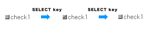 In Case of Checkbox